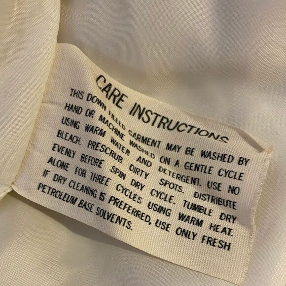 EPIC Vintage 1970s Rainbow Striped Down Puffer Coat Jacket - Picture 14 of 16